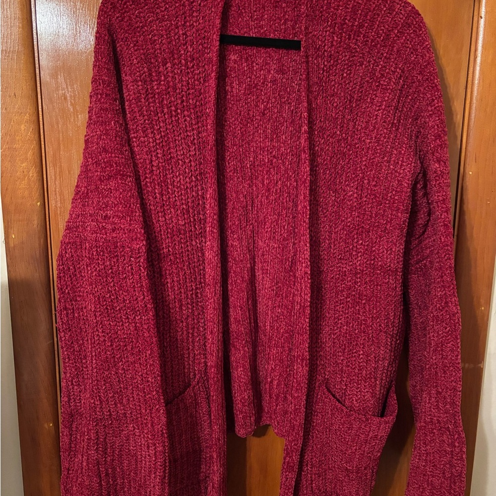 Women's Red Knit Sweater